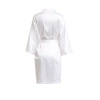 Wedding morning gowns, bride and bridesmaid bathrobes, female bathrobes, matte color, satin bathrobes, hemmed cuffs, bathrobes A9000D, uniform size Application Scenario